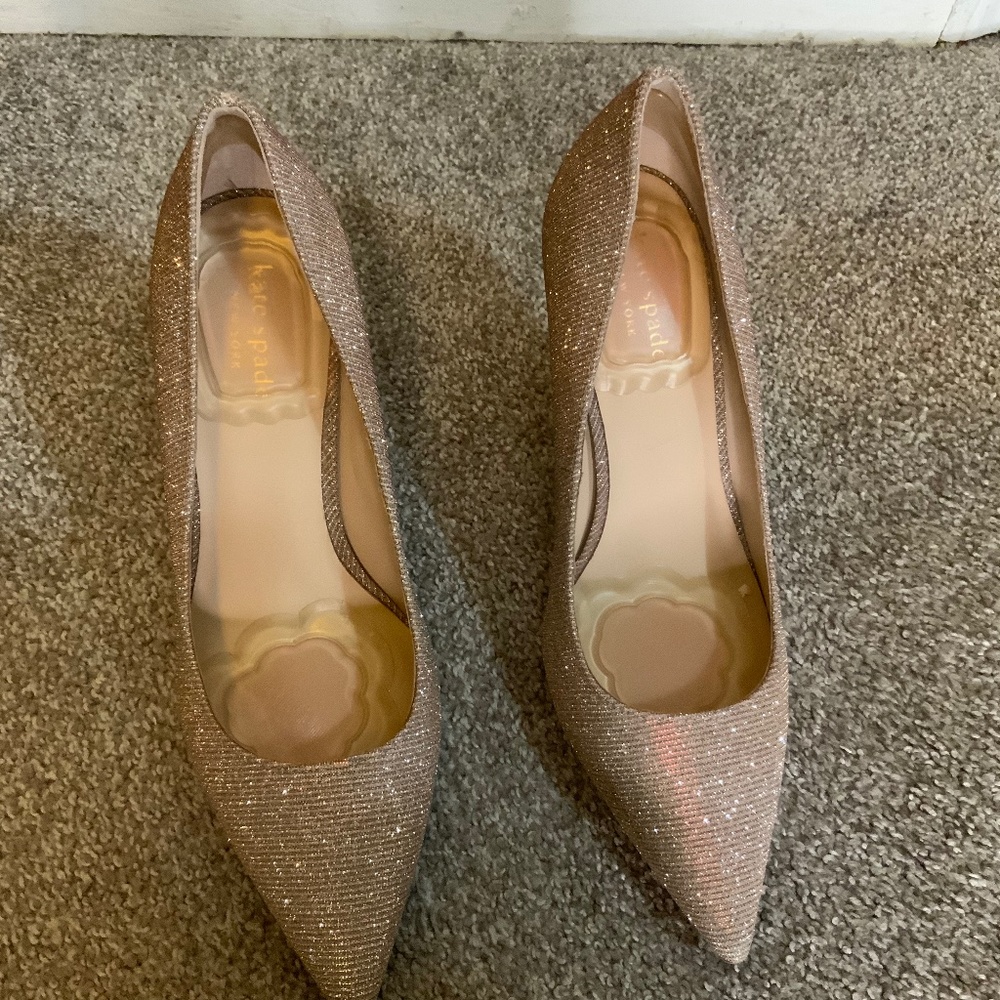 Glitter Pink Kate Spade Pumps